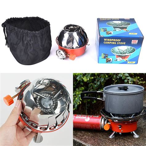 windproof mini camping gas stove cooker